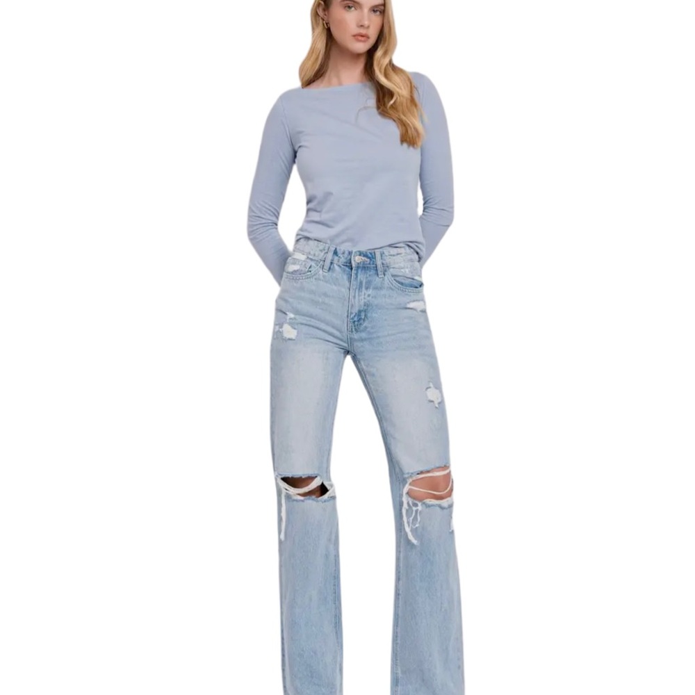 NWT Vervet by Flying Monkey 90’s Vintage Super High Rise Flare Jeans